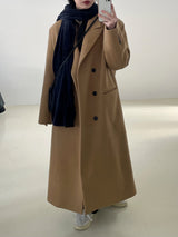 Rio three-button classic long coat
