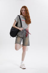 ウォッシュドグレージーンズ/WASHED GREY JEANS
