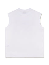 UNISEX オーバーフィットシングルMAISONプリンティングノースリーブトップ(FCB2TS300M)
