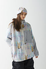 ロイヤルフリースフードジャケット / BSR2223FWJK104 ROYAL FLEECE HOODED JACKET BEAR RABBIT PASTEL CHECK