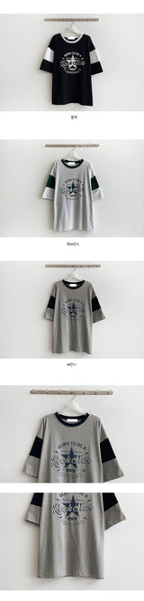 スターカラード半袖Tシャツ