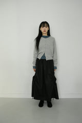 drape neck top(4colors)