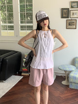 [MADE] リベットメッシュ裏地水遊びナイロンパート3ショーツパンツ/RIVET MESH LINING WATER NYLON THREE PARTS SHORTS PANTS