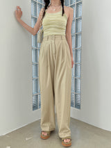 ジアピンタックスラックス / Jia Pintuck Slacks (2color)