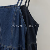 2color デニムキャミソールワンピース / Denim camisole dress