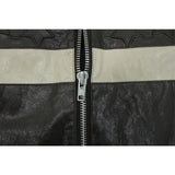 Bluesf レーシング スター レザー ジャケット
