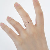 オンリーシルバーチェーンリング / Only Silver Chain Ring (Navy)