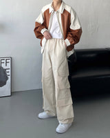 90's コーティングレザージャンパー / 90's Coating Leather Jumper (2 colors)