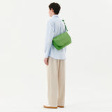 Round Flap Crossbody Bag (Green)