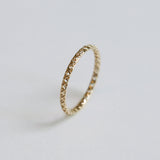 14Kゴールドホールリング/14K gold whole ring