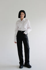 エンボレザーパンツ/Embo Leather Pants (2color)