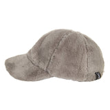 Fur logo point ball cap GRAY