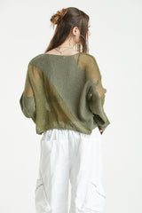 ハンドシースルーニット / HAND SEE-THROUGH KNIT