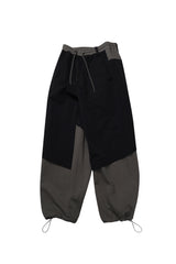  PIPPING MIX PANTS_BLACK
