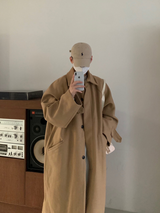 Nus. Wool Black Coat (베이지)