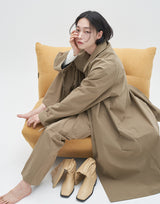 Loose Fit Single-Breasted Coat(3 color) (6596179427446)