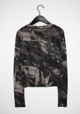ギャラクシーシースルーTシャツ / Galaxy see-through T-shirt (3color)