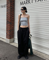 (UNISEX) バギーワイドコットンカーゴパンツ
