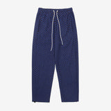 チェッカーボードバンディングパンツ/CHECKERBOARD BANDING PANTS_BLUE BROWN