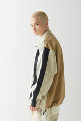 ワイドジャケット/BSR2223FWJK055 MCS WIDE JACKET MULTI BEIGE
