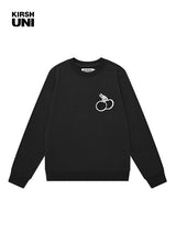 キルシーミドルチェリートレーナー／UNI MIDDLE CHERRY SWEATSHIRT KA [BLACK] (6597378310262)
