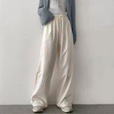 Summer soft linen spandex bendable pants