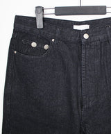 アンバランスラップデニムパンツ / Unbalance Wrap Denim Pants (3color)