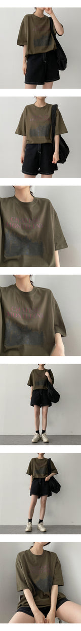 レナショートスリーブTシャツ / Lena's short-sleeved T-shirt