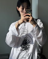 スクラッチスリーブT / Scratch Sleeve Tee (2 color)