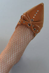 sand glitter mesh tights (2colors)