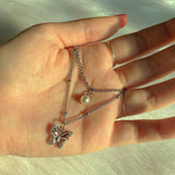 Helen two chain necklace (6664238432374)