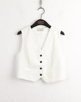 Arder Old Money Wedding Guest Look Button Up Vest Vest