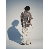 クリースナイロンバンディングパンツ / CREASE NYLON BANDING PANTS_CREAM