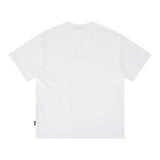 GLITTER LOGO T-SHIRT - WHITE