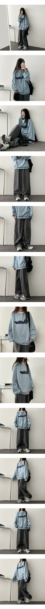 [Jogger, Wide 2] ドリットポニーラインストリングトレーニングワイドパンツ
