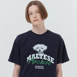マルチーズキャプテンゴーレムTシャツ/Maltese captain GOOREUM half sleeve tshirt