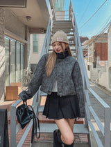 モヘアベリークロップジャケット