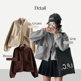 Ev Pocket Wool Zip-Up Jumper