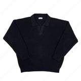 ハッチカラーニットウェア/SK Hacchi Collar Knitwear (4 colors)