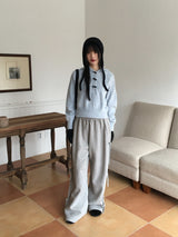 [Sheep fleece] セントバルーンサイドリボンジュリパンツ