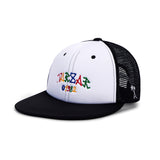 Palm Tree Logo Ordinary Mesh Cap Black