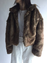 Eco fur jacket