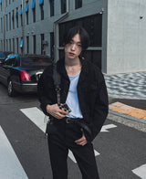 サークルブーツカットズボン/Circle bootcut trousers