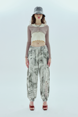 マーブルジョガーパンツ / marble jogger pant_green