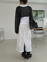ベジボレロカーディガン/Vege Bolero Cardigan (2color)