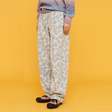 ツイードフラワーバンディングパンツ / TWEED FLOWER BANDING PANTS_BLUE