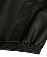 87-STAN028 [Vegan Leather] マルチプラックケットレザージャケット