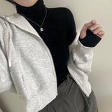サムホールスリーブタートルネックTシャツ / Thumbhole Sleeve Turtleneck T-Shirt