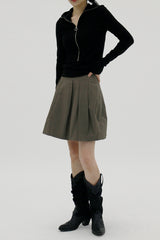 ロングジップTシャツ / long zip t-shirt