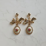 [IU Earring] Mary Earring - Vintage Rose Version